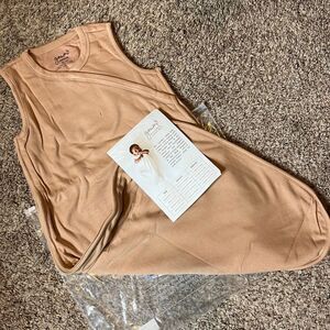 NEW Goumi Kids Slumber Sleepbag Sandstone SZ 6-12mo M Baby Sleep Sack Bamboo